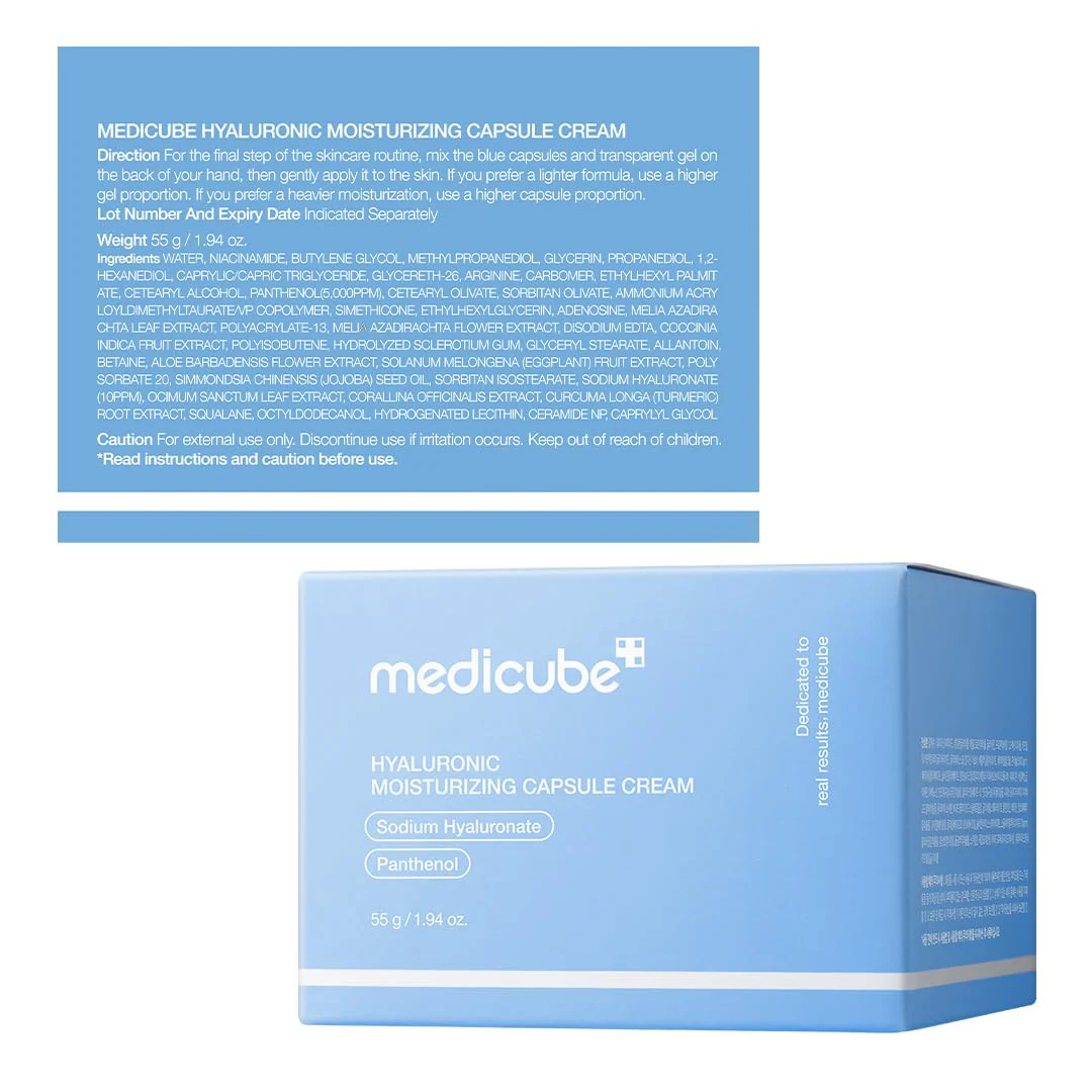 Medicube Hyaluronic Moisturizing Capsule Cream 50g - Image 6