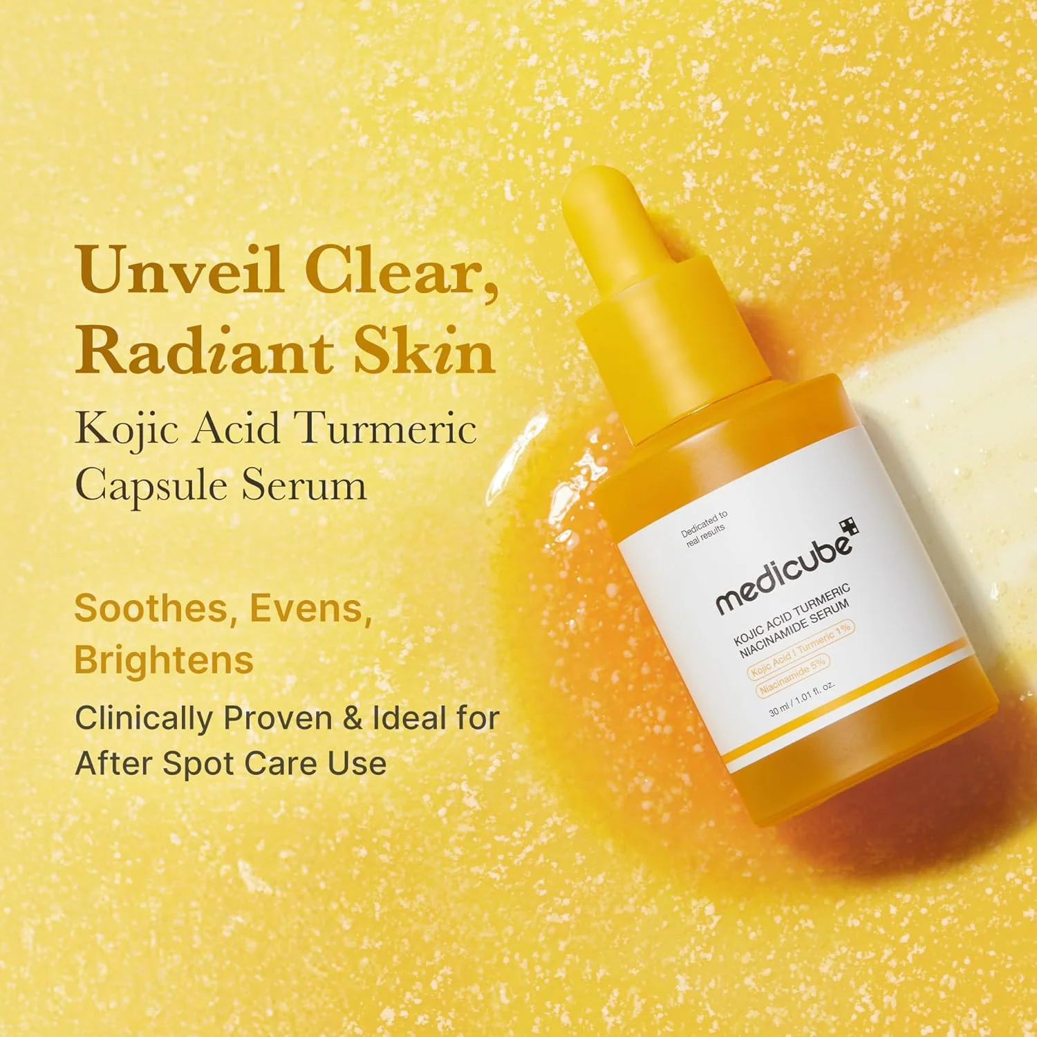 Medicube Kojic Acid Turmeric Niacinamide Serum 30ml - Image 4