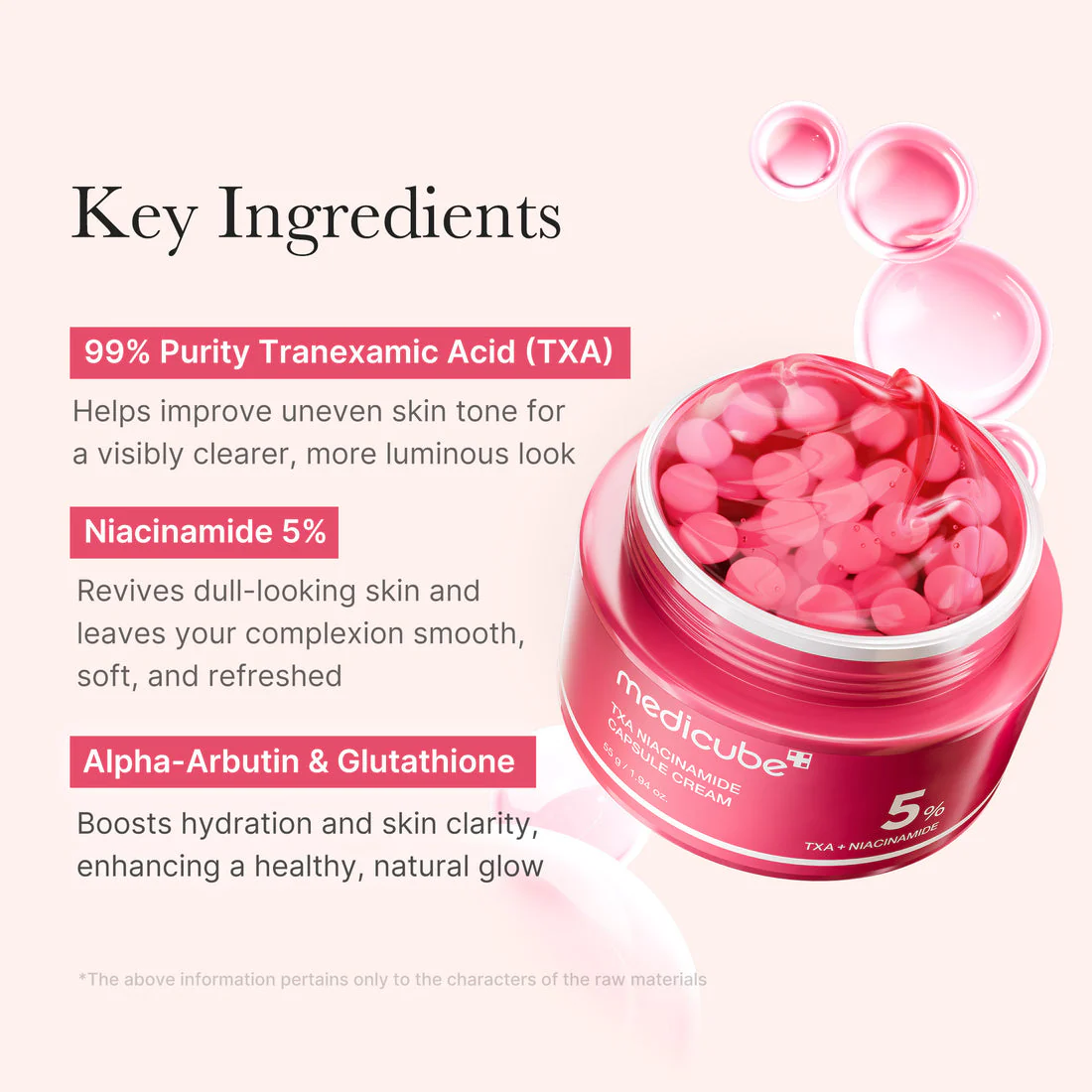 Medicube Txa Niacinamaide Capsule Cream 55g - Image 3