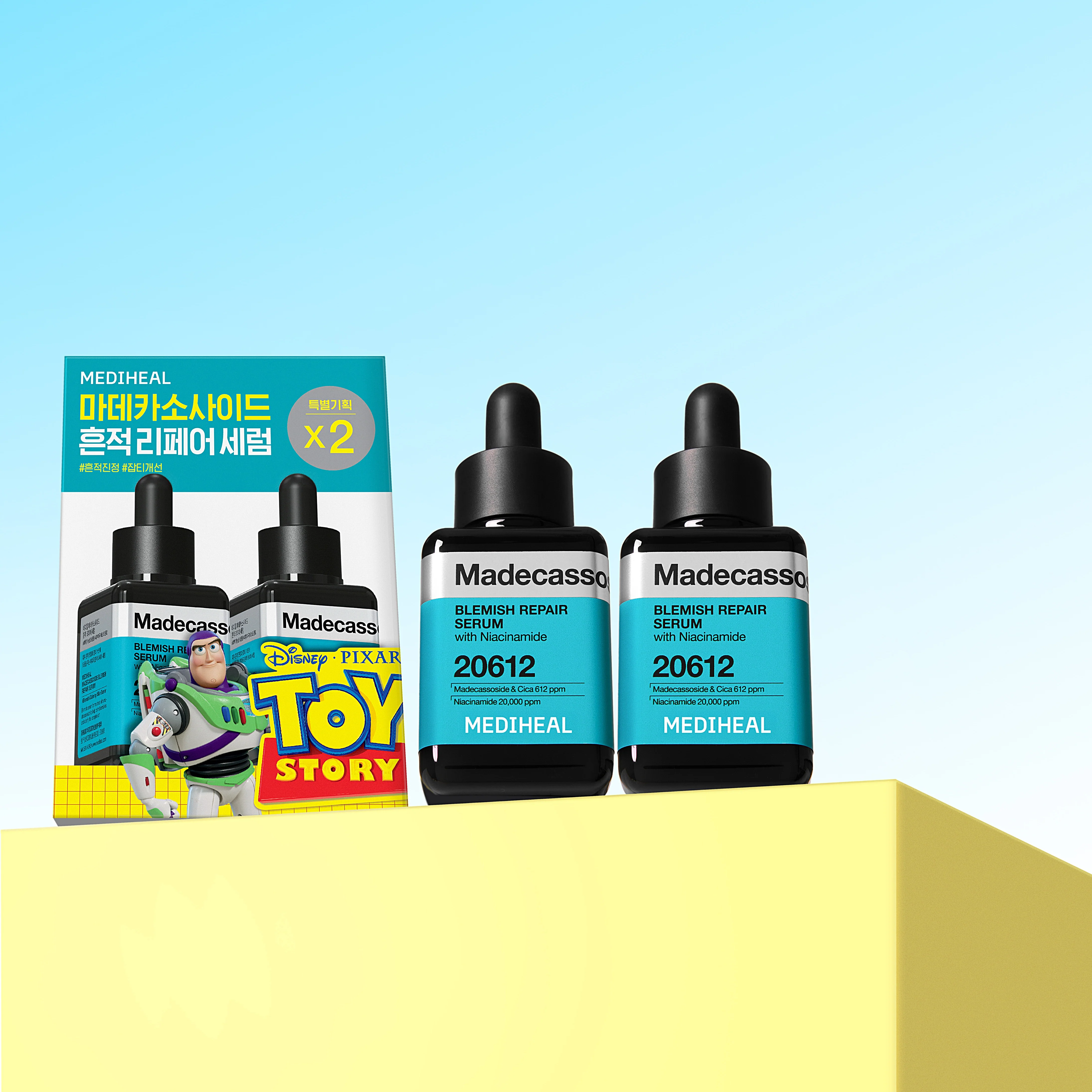 Mediheal Madecassoside Blemish Repair Serum 1+1 Set [Toy Story] - Image 6