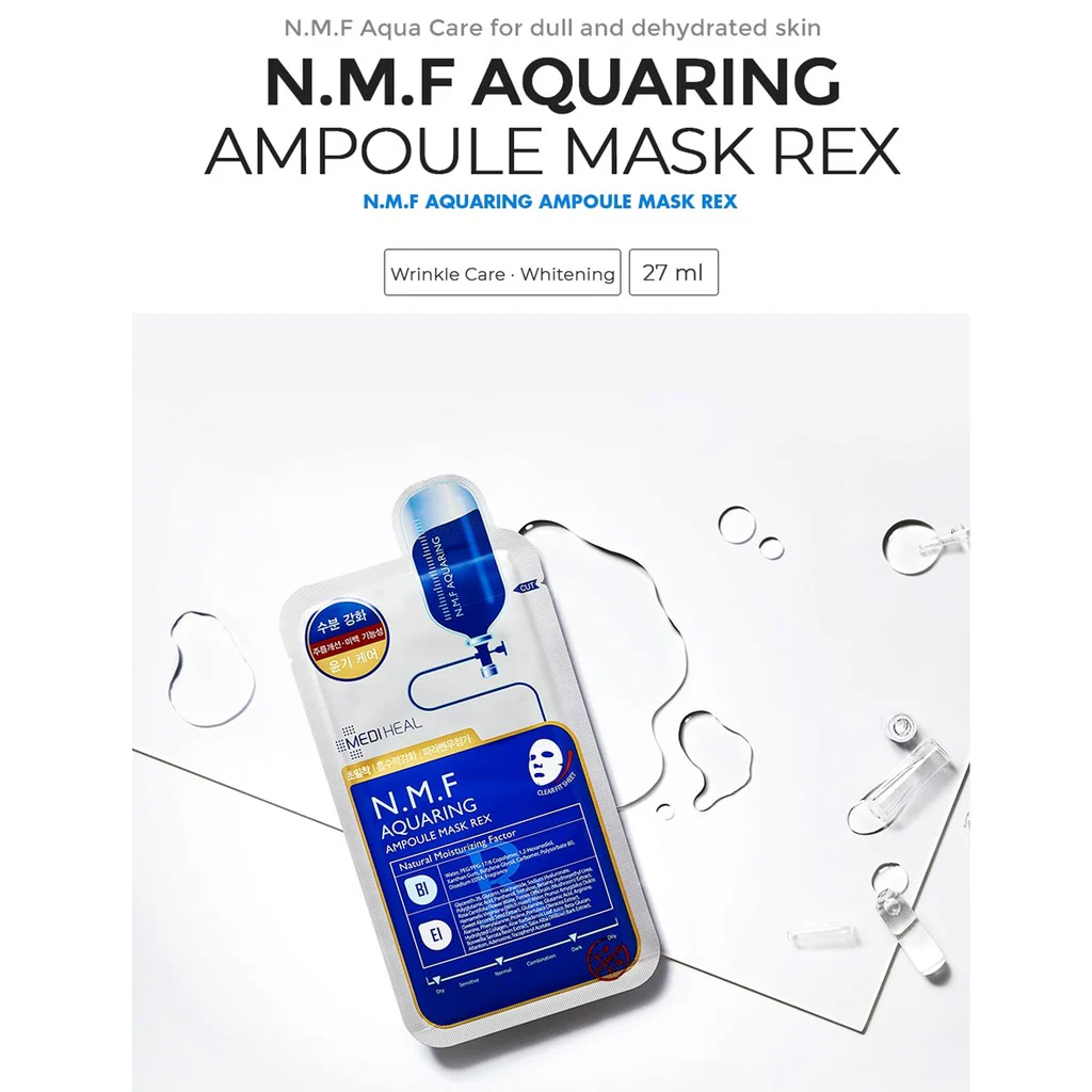 Mediheal NMF Aquaring Ampoule Mask 1Pcs - Image 3