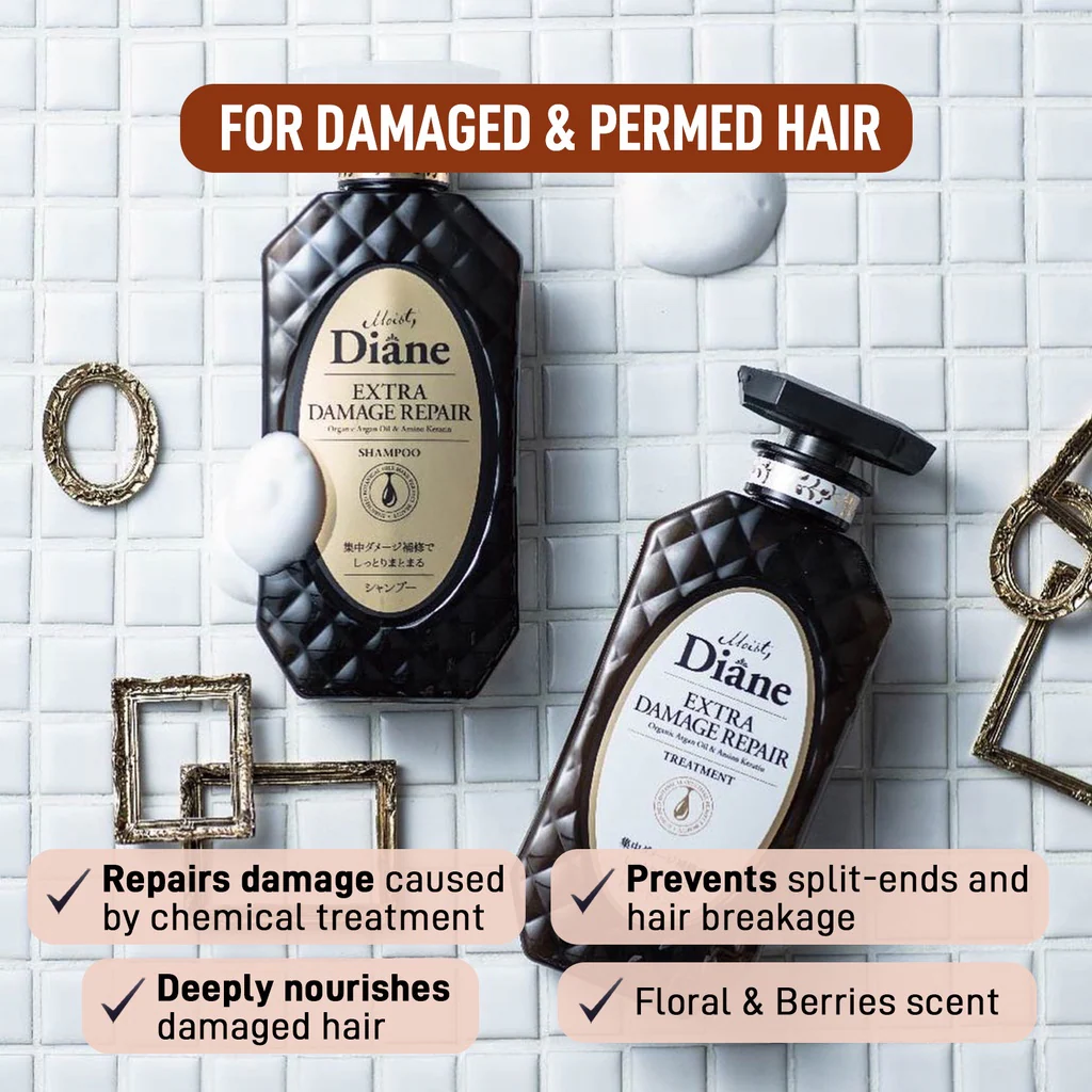 Moist Diane Extra Damage Repair Treatment 450ml - Image 2