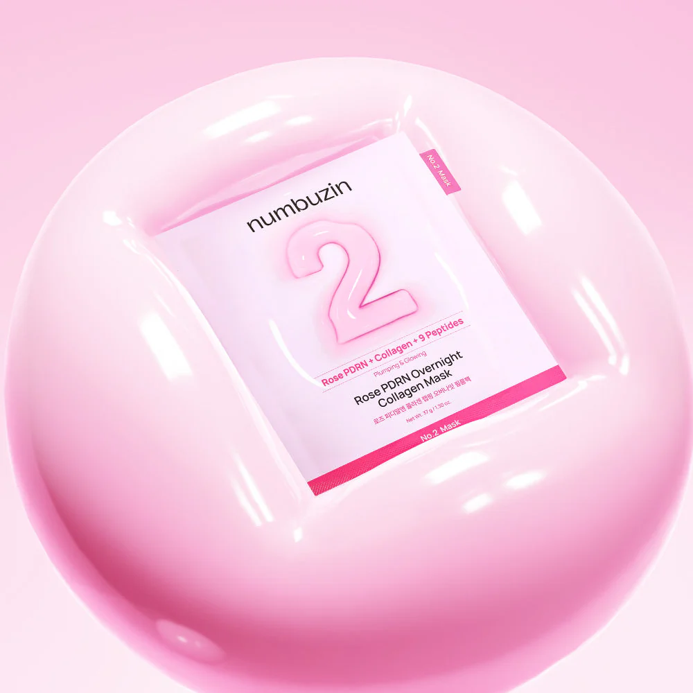 Numbuzin No.2 Rose PDRN Overnight Collagen Mask 1Pc - Image 3
