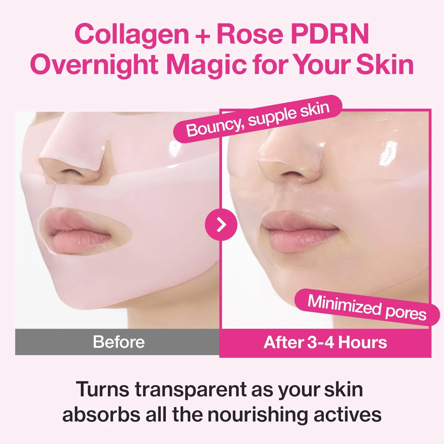 Numbuzin No.2 Rose PDRN Overnight Collagen Mask 1Pc - Image 6