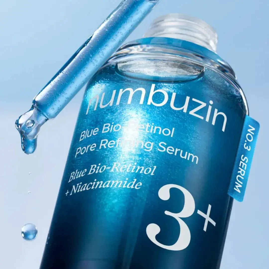 Numbuzin No.3 Blue Bio-Retinol Pore Refining Serum 30ml - Image 3