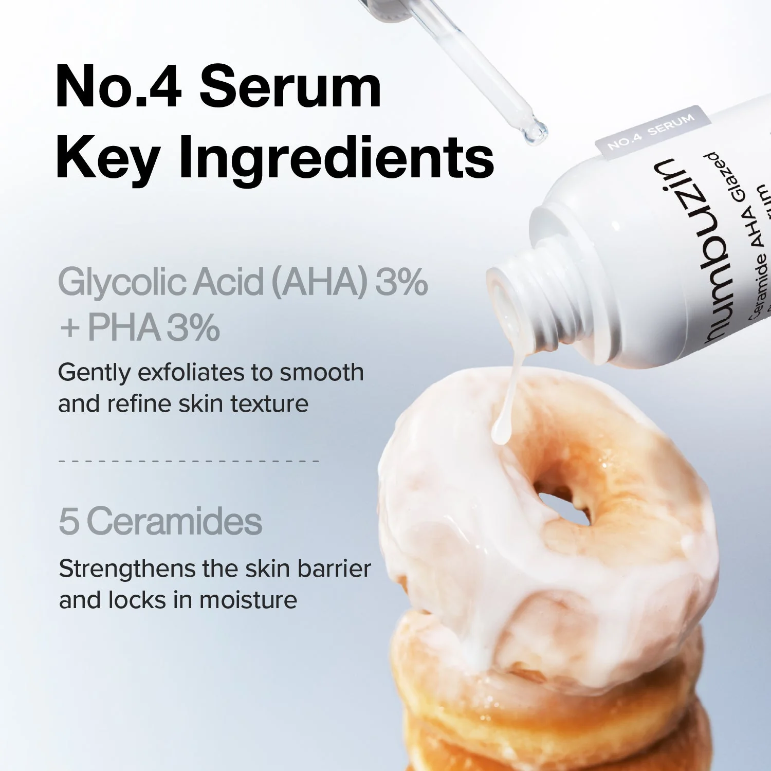 Numbuzin No.4 Ceramide Aha Glazed Skin Prep Serum 50ml - Image 3