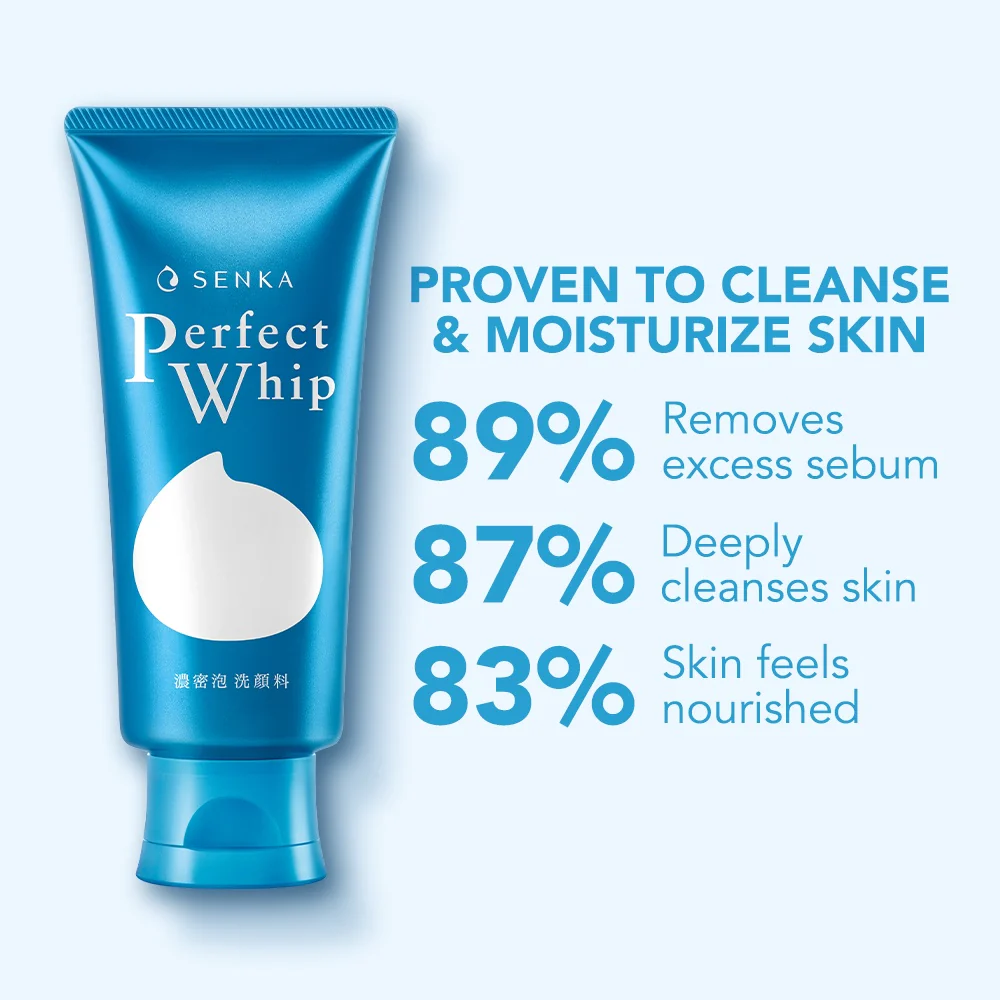 Shiseido Senka Perfect Whip Foam 120g - Image 4