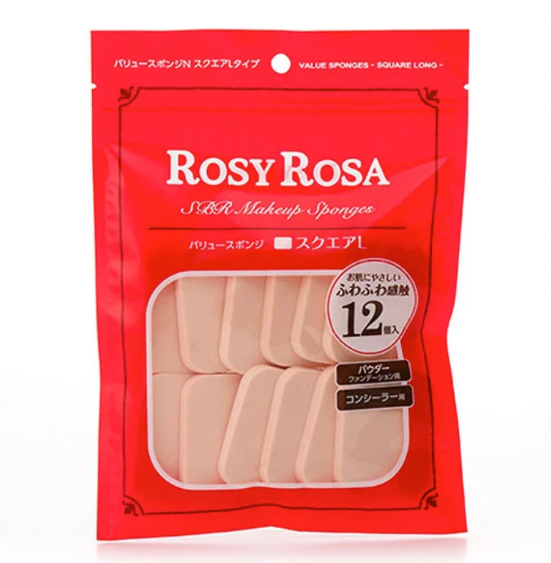 Rosy Rosa Value Sponge Square L 12P
