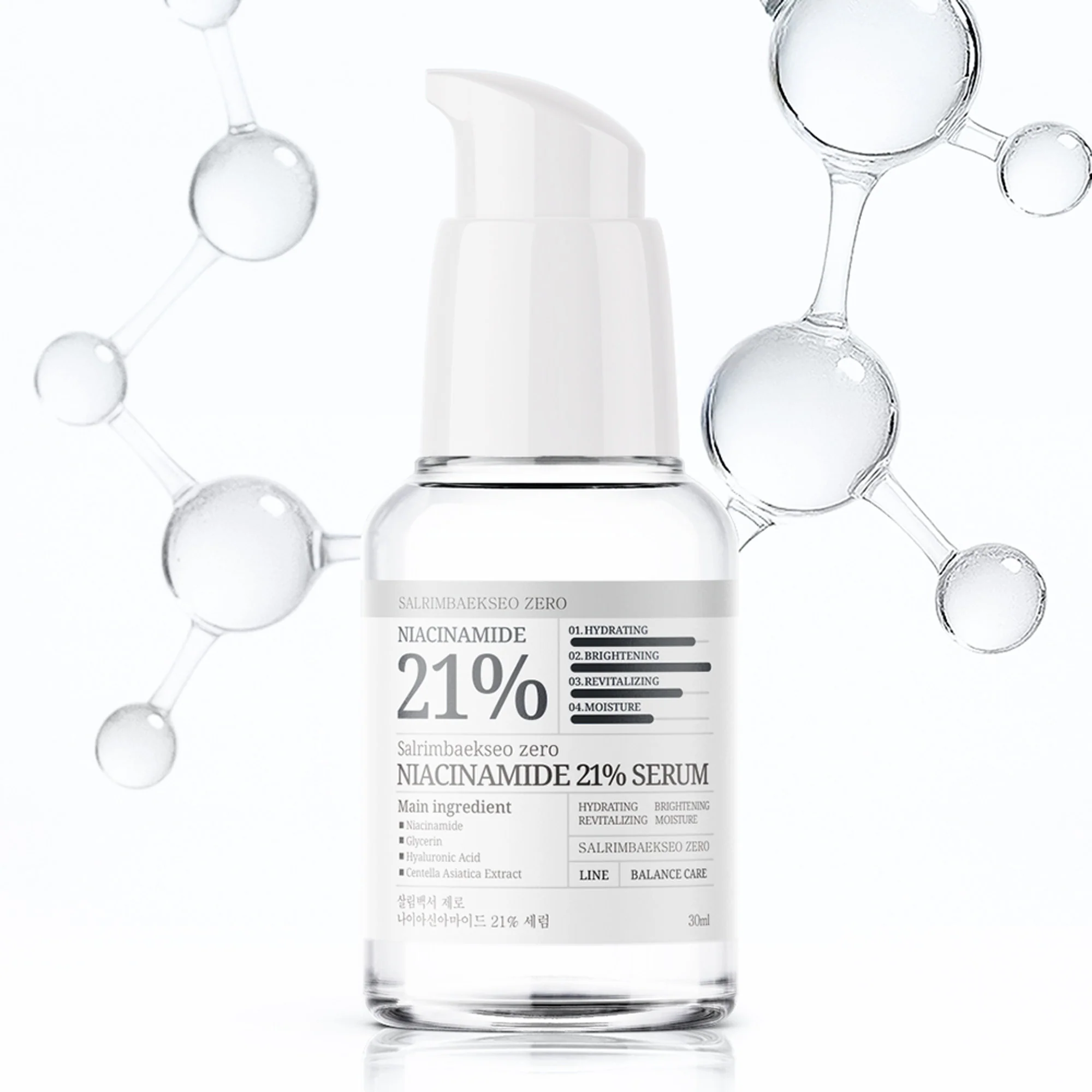 Salrim Baekseo Zero Niacinamide 21% Serum 30ml - Image 3