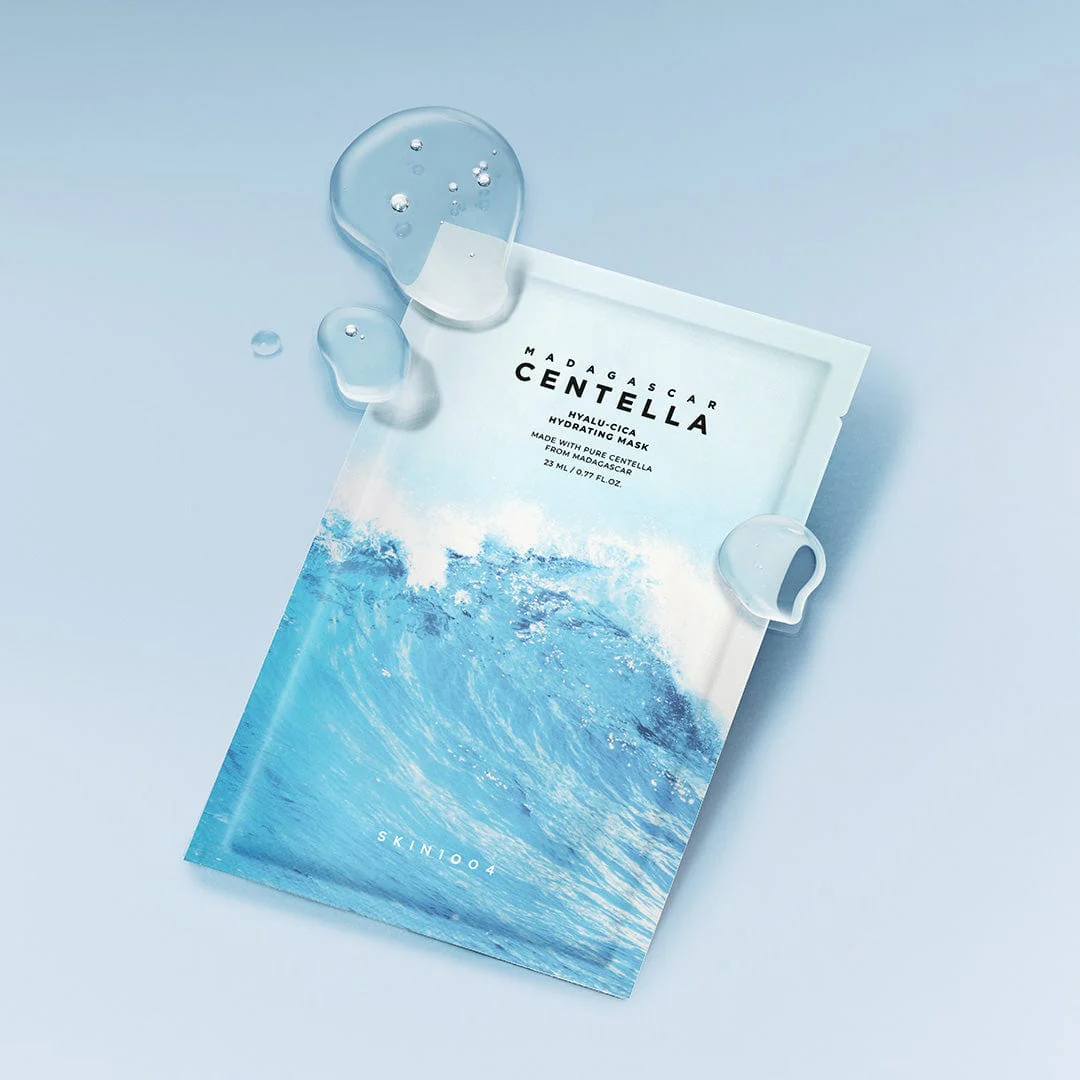 Skin1004 Madagascar Centella Hyalu-Cica Hydrating Mask 1pc - Image 2