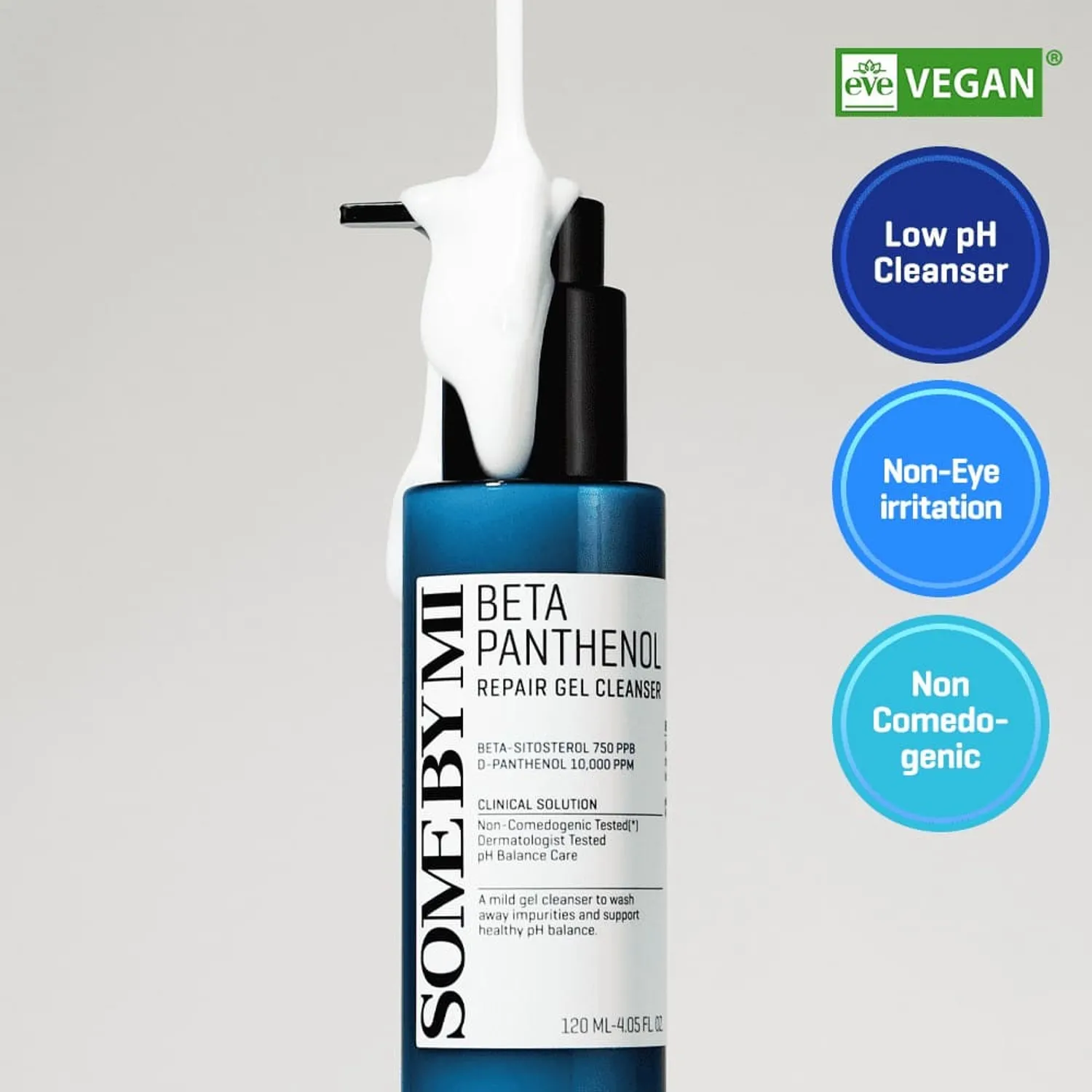 Some By Mi Beta Panthenol Repair Gel Cleanser 120ml - Image 2