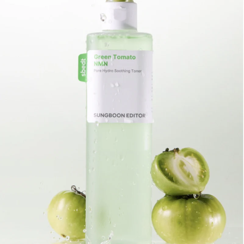 Sungboon Editor Green Tomato NMN Pore Hydro Soothing Toner 350ml - Image 3