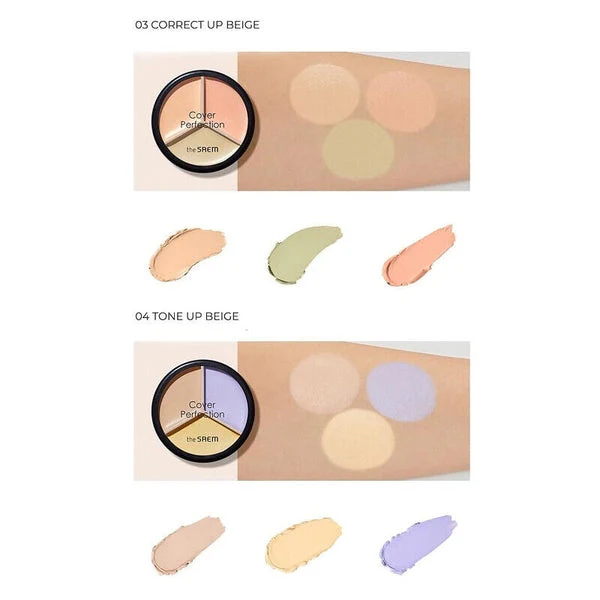 The Saem Cover Perfection Triple Pot Concealer - Image 3