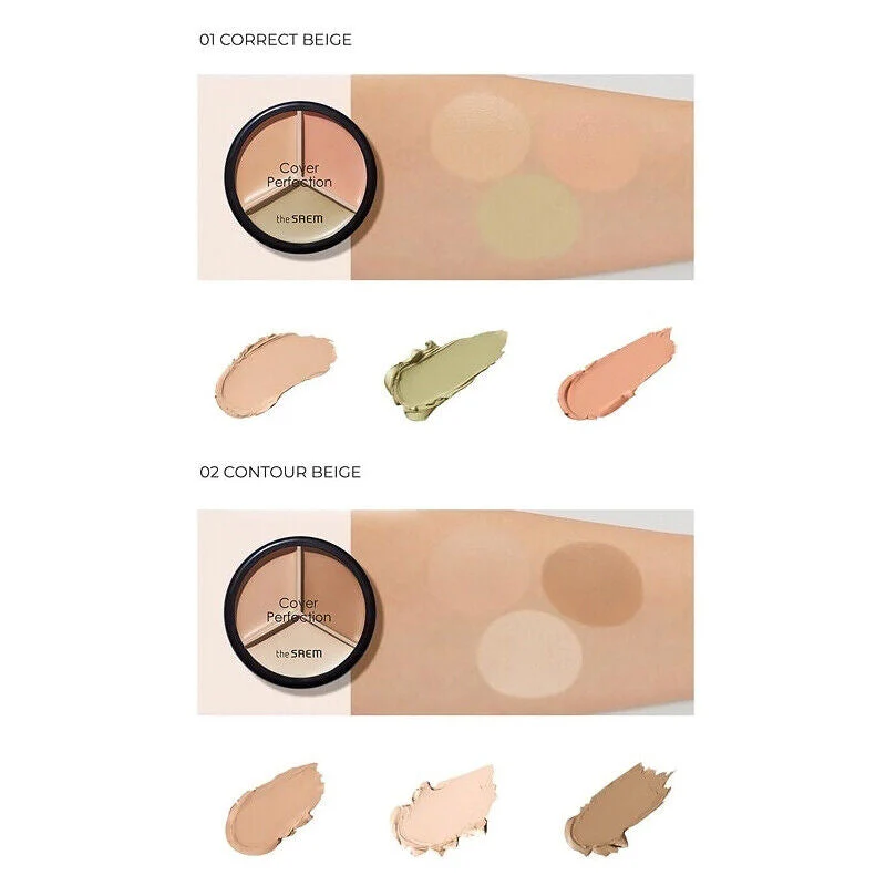 The Saem Cover Perfection Triple Pot Concealer - Image 8