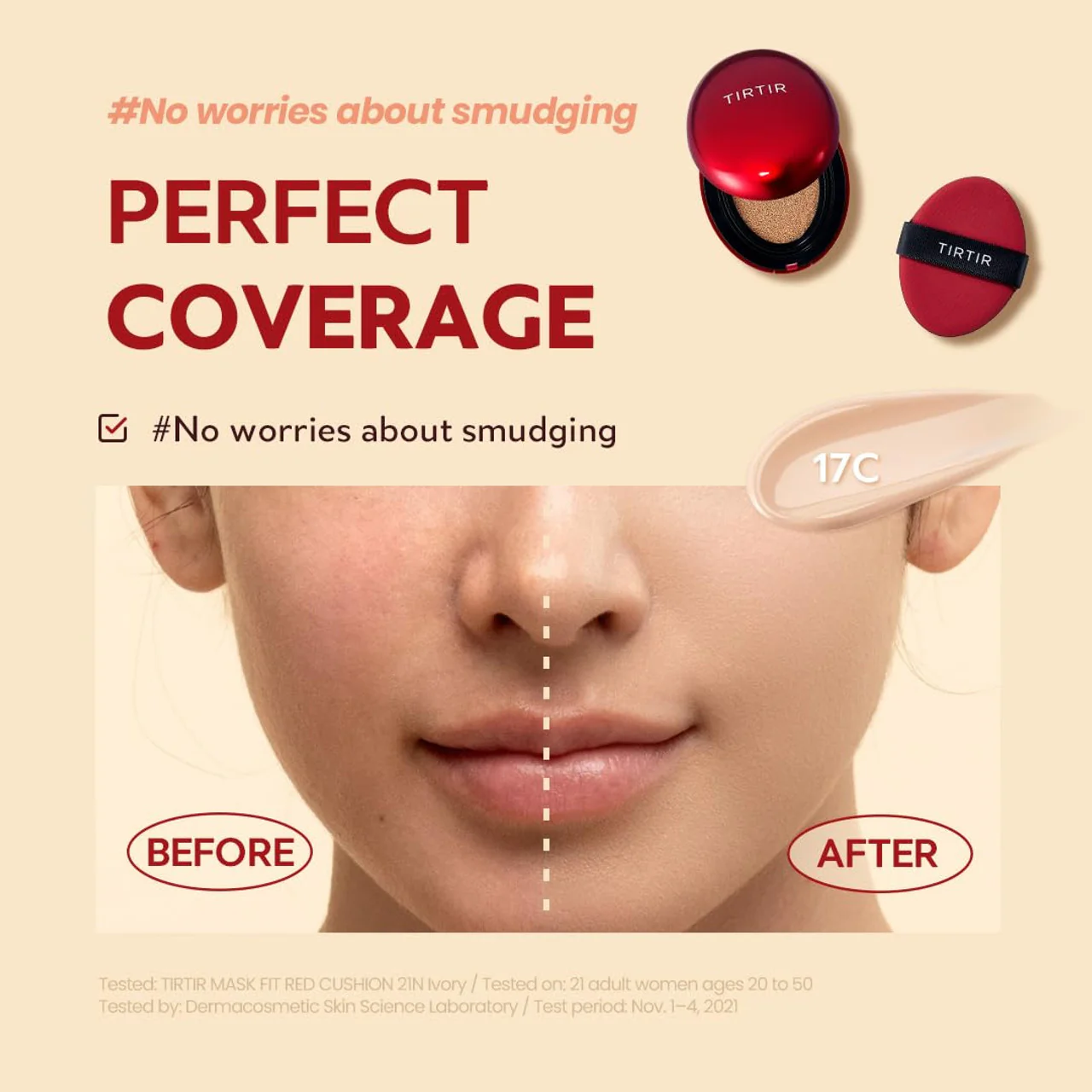 Tirtir Mask Fit Red Mini Cushion 4.5g - Image 4