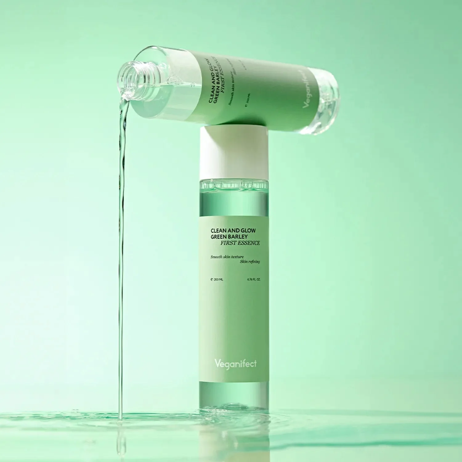 Veganifect Clean And Glow Green Barley First Essence - Image 2
