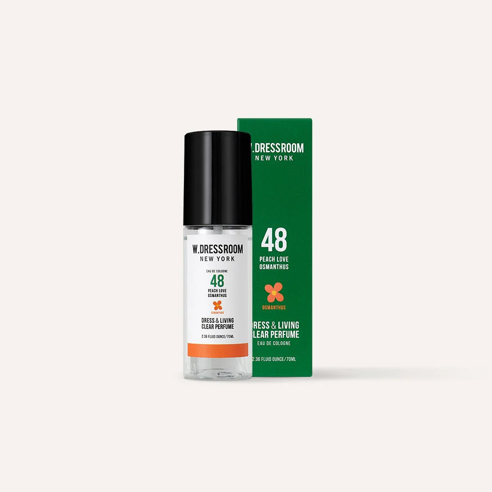 W.DRESSROOM Dress & Living Clear Perfume No.48 Peach Love OsmanThus 70ml