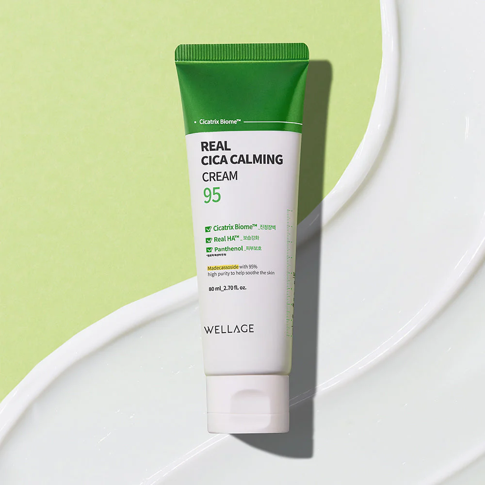 Wellage Real Cica Calming 95 Cream 80ml - Image 2